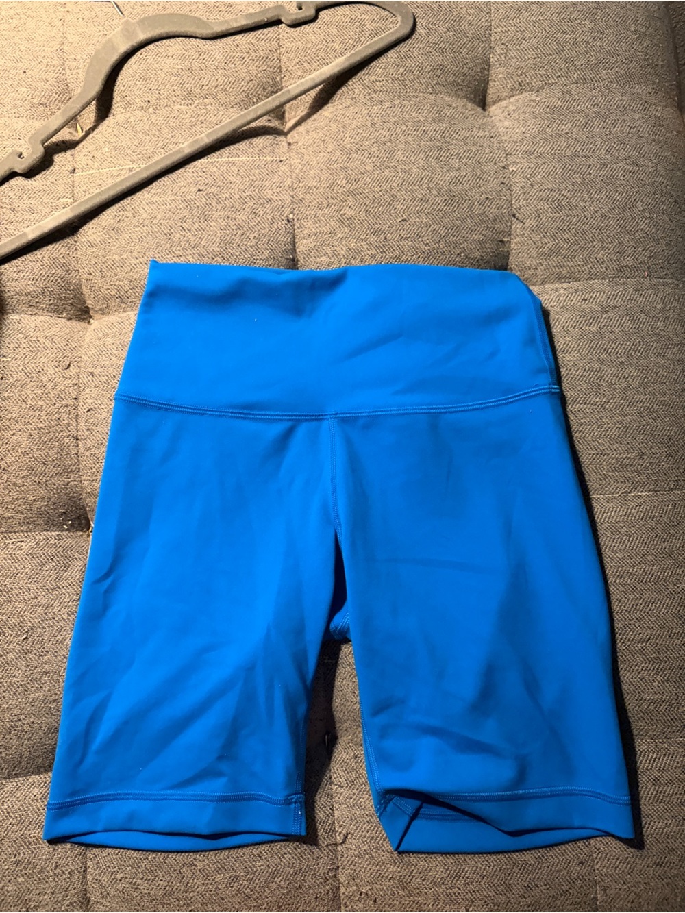 lululemon athletica Bright Blue High-Waist Bike Shorts